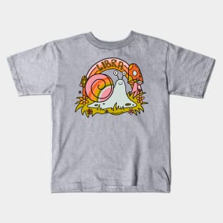 Libra Snail Kids T-Shirt
